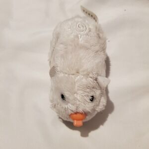 Zhu Zhu Pets Hamster Chunk White Tested And Sound Works. Doesn't Move